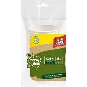 Jednorázové nádobí Na Jedno Použití KELÍMKY z Cukrové Třtiny 6 Ks ODOLNÉ!!