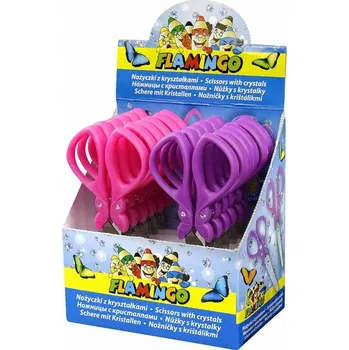 Kancelářské nůžky Školní nůžky pro dívky, školní nůžky se zaoblenou špičkou Hasta 14 cm