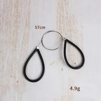 Řezací ocelový drát pro keramiku a hlínu | keramická pomůcka - Černá guma