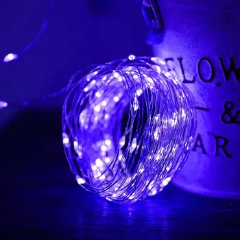 Vánoční dekorace Led světelný řetěz | dekorace, osvětlení - Modrý , 3M 30 LED diod