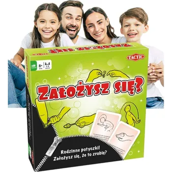 Desková hra Stolní hra VSADÍŠ SE? SPOLEČENSKÉ HRY PRO CELOU RODINU STOLNÍ HRY PRO DĚTI STRATEGICKÁ HRA PÁRTY HRY INTEGRAČNÍ HRY RODINNÁ HRA RODINNÉ Tactic