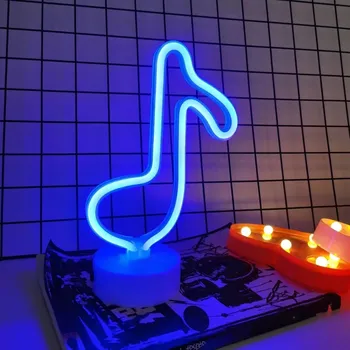 Dekorativní svítidlo Neonové stolní světlo na usb baterie | dekorace - Stůl Tiktok-b