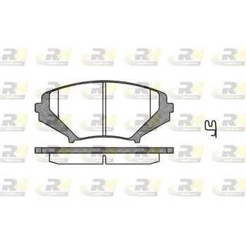Brzdová destička Klocki hamulcowe 24042, 21080.01
