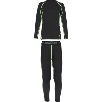 Set dětského termoprádla Merco Kid Warm dětské termoprádlo zelená 160