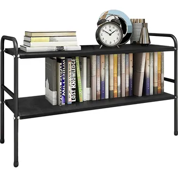 regál Nastavitelný regál, černá, SOMER