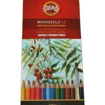 Pastelka Akvarelové Pastelky Mondeluz Koh-I-Noor 12 barev