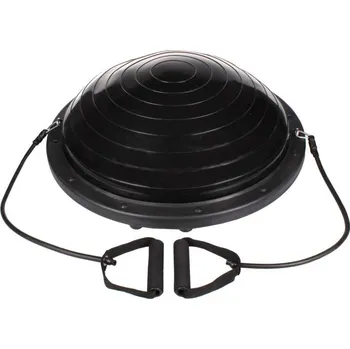 podložka na cvičení Merco BB Smooth balanční míč černá 1 ks + DÁREK