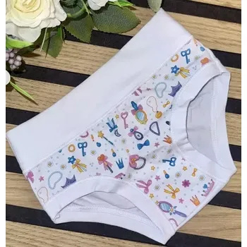 Dívčí kalhotky ALVADA B9508 bianco 3 (Velikost 98)