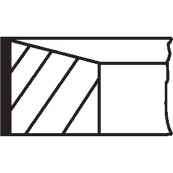 Píst motoru Sada pístních kroužků MAHLE 007 RS 00150 0N2