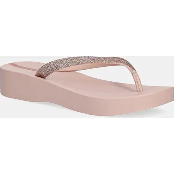 Dámské žabky Žabky Ipanema MESH CHIC PL dámské, růžová barva, na klínku, 83386-BD733 83386.BD733 39X, EUR 40