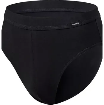 Slipy Pánské slipy AUTHENTIC 221 černá S