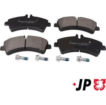 Brzdová destička Sada brzdových destiček, kotoučová brzda JP GROUP 1163705710
