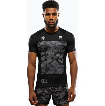 Pánské tričko Pánské tréninkové tričko Venum X Polaris Rashguards black/storm grey