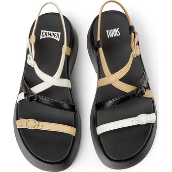 Dámské sandále Kožené sandály Camper TWS dámské, černá barva, na platformě, K201713-004 K201713.004 99X, EUR 40