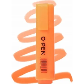 Zvýrazňovač oranžový Open 1 ks