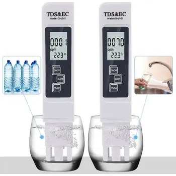 Digitální tester kvality vody s teploměrem | měřič teploty