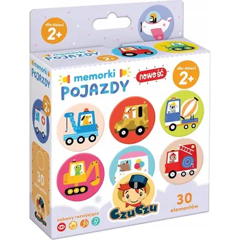 Desková hra Společenská hra CZUCZU KARTY NA PROCVIČOVÁNÍ PAMĚTI, CZUCZU EDUKAČNÍ SADA PRO DĚTI OD 2 LET KARTY MEMO PAMĚŤOVÉ HRY PRO DĚTI OD 2 LET AUTA CzuCzu