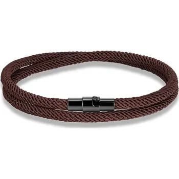 Náramek Minimalistický provázkový náramek pro páry | párový náramek, provázkový náramek - Káva , 23 cm