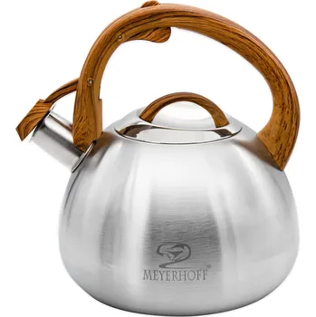 Varná konvice Konvice čajník nerez 3L MEYERHOFF WOOD, indukce