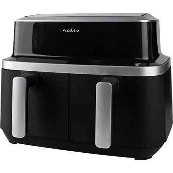 fritéza Nedis KAAF320BK horkovzdušná fritéza, 8.4 l, 2600 W, funkce časovače, ochrana proti přehřátí, bez BPA, černá