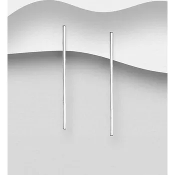 Náušnice Náušnice ze stříbra 925 ve tvaru tyčinek