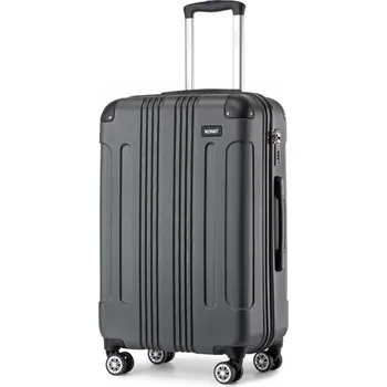 Cestovní kufr na kolečkách Kono ABS - 114 L - šedý