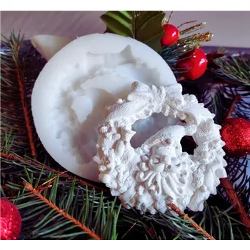 Silikonová forma "Santa" průměr 7,5 cm