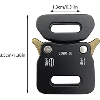 Opasek Kovová přezka na popruhy a tašky | spona - A