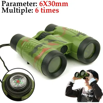 Dalekohled Dětský dalekohled s kompasem a popruhem | optická hračka 1+1 ks