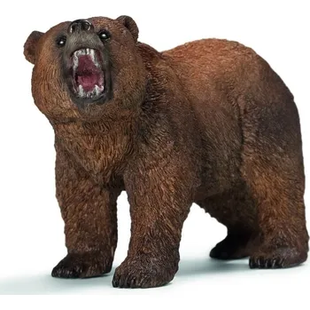 Figurka Medvěd Grizzly FIGURKA medvěda 14685 série Divoká zvířata 3+