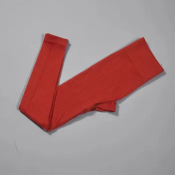 Dámské legíny Dámské legíny na cvičení – vysoký pas a bezešvý sportovní střih Barva: Vínová, Velikost: M