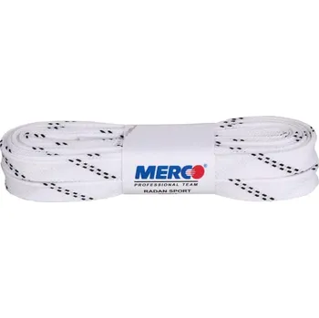 Merco PHW-10 tkaničky do bruslí voskované bílá 310 cm