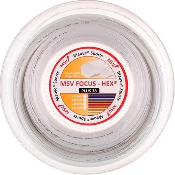 MSV Focus HEX Plus 38 tenisový výplet 200 m bílá 1,25 + DÁREK