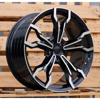 Disk Alu kola Racing Line YF5596, 20x8 5x112 ET27, černá + leštění (zátěžová)