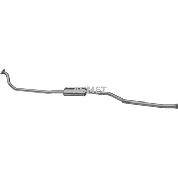 Tlumič výfuku Přední tlumič výfuku ASMET 09.079