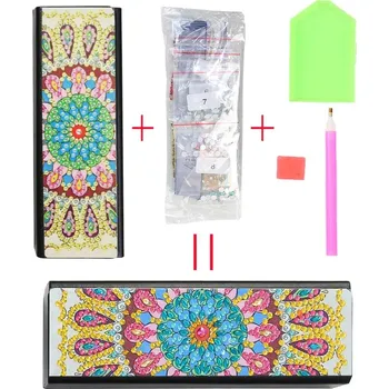 Úložný box Diamantový box na brýle s malováním | pouzdro - T