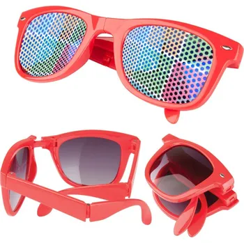 Reklamní Orimi skládací sluneční brýle, červená