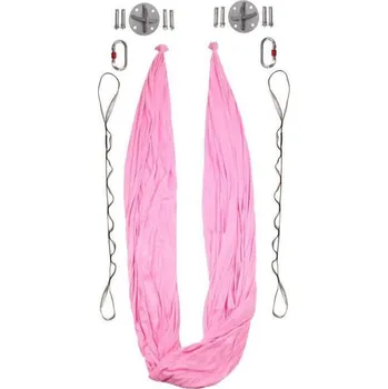 Merco Yoga Hammock síť pro jógu růžová + DÁREK + Doprava ZDARMA