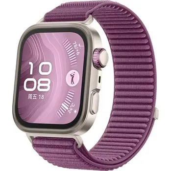 Nylonový Pásek Na Huawei Watch Fit 4 / 4 Pro Barva: Vínová