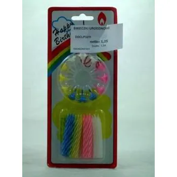 Dortová svíčka Svíčky na dort k Narozeninám na Oslavu, BAREVNÉ