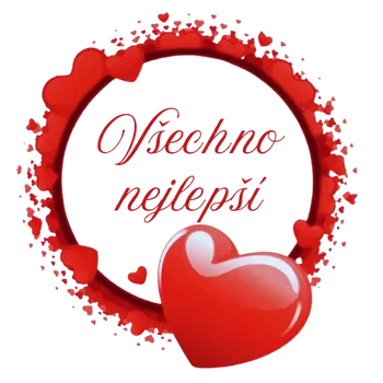 Obalový materiál Samolepící etiketa "VŠECHNO NEJLEPŠÍ I." 3,5 cm