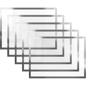 Allboards, A4 magnetická kapsa stříbrná-sada 5 kusů, KPL5-RMA4S