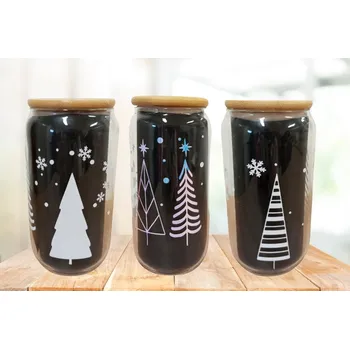 Sklenice PERSONALISOVANÁ SKLENIČKA - STROMEČKY