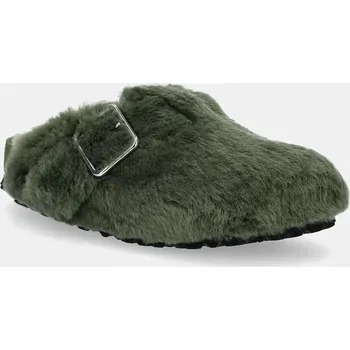 Dámské pantofle Vlněné pantofle Birkenstock 1774 Boston BB Shearling, 36, zelená, 78X