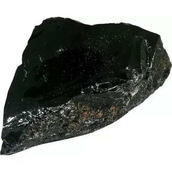 Přírodní kámen Obsidián černý, přírodní kus bez leštění 1,2 kg