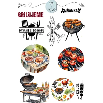 samolepka SAMOLEPKY GRILOVÁNÍ 2