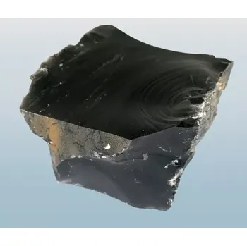 Přírodní kámen Obsidián kouřový přírodní blok 1,4 kg