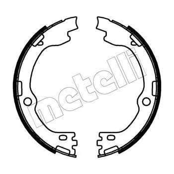 Auto-moto Sada brzdových čelistí, parkovací brzda METELLI 53-0738