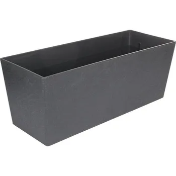 Truhlík Plastkon Florence Stone dekorativní truhlík 50 cm antracitová 1 ks