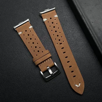 Kožený Pásek Na Huawei Watch Fit 4 / 4 Pro Barva: Světle Hnědá